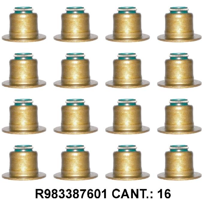 FORD ZETEC 1.4 1.6 16V FIESTA ECOSPORT FOCUS KINETIC SIGMA RET. VALVULAS 6X11X16