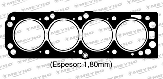 CHEVROLET CORSA AGILE CELTA PRISMA SUZUKI FUN 1.4 HASTA 2013 -ECONOFLEX - 77.6MM -TC