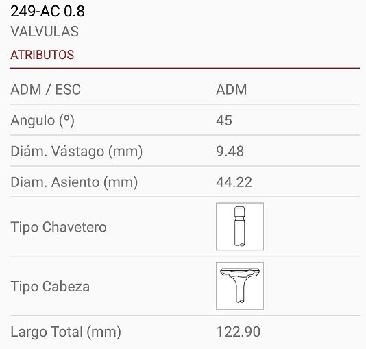 PERKINS 4-236/6-354 9.73X44X123 1R. 45º
