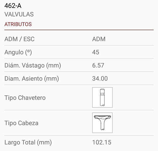MITSUBISHI LANCER 6.5X34X102 1R. 45º