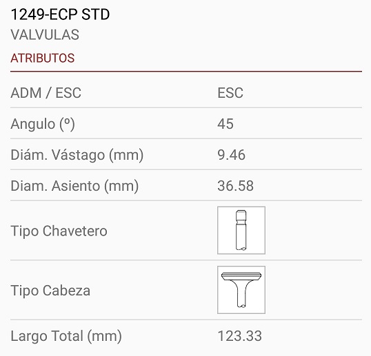 PERKINS 4-236/6-354 9.46X36X123 1R. 45º