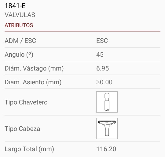NISSAN SENTRA E16  1.6 7X30X116 TRABA ANCHA 45º