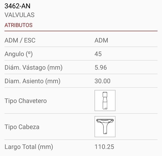 MITSUBISHI LANCER 1.6 1.8 G92 G93 6X30X110 1R. 45º